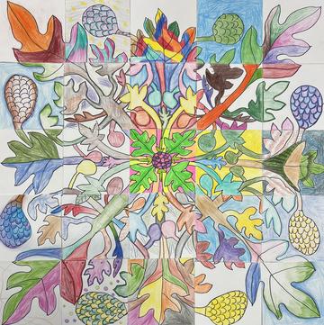 Hawaiian 'quilt' artwork